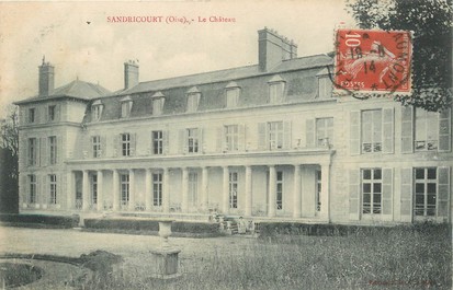 / CPA FRANCE 60 "Sandricourt, le château"