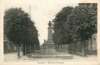 / CPA FRANCE 60 "Auneuil, monument boulanger"