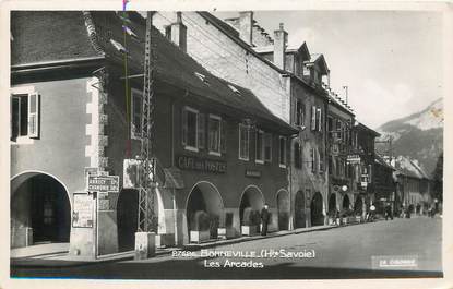 / CPSM FRANCE 74 "Bonneville, les arcades"