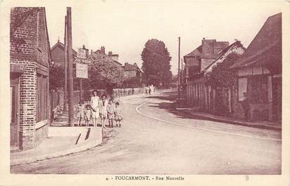 CPA FRANCE 76 "Foucarmont, rue Nouvelle"