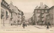 73 Savoie CPA FRANCE 73 "Albertville, la rue de la République"