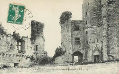 CPA FRANCE 33 "Rauzan, le chateau"