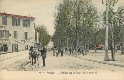 CPA FRANCE 13 "Aubagne, arrivée par la rte de Roquevaire"