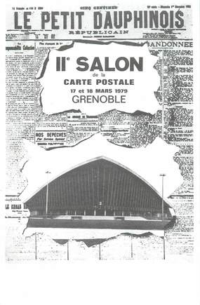 CPSM FRANCE 38 "Grenoble, IIe Salon de la carte postale" / 1979