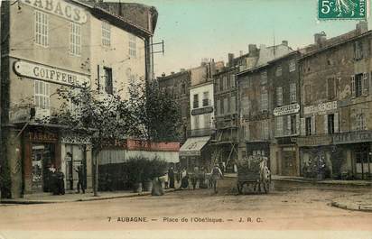 CPA FRANCE 13 "Aubagne, Place de l'Obélisque"