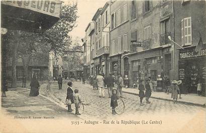 CPA FRANCE 13 "Aubagne, rue de la République"