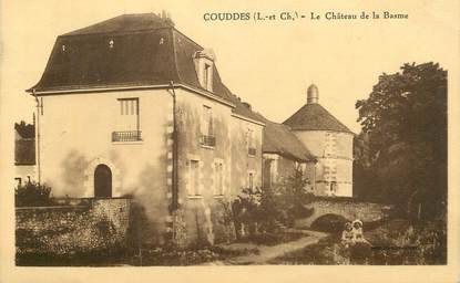 CPA FRANCE 41 "Couddes, le chateau de la Basme"