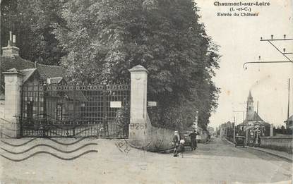 CPA FRANCE 41 "Chaumont sur Loire, entrée du chateau"