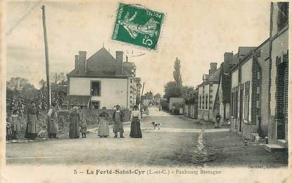 CPA FRANCE 41 "La Ferté Saint Cyr, faubourg bretagne"