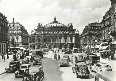 / CPSM FRANCE 75002 "Paris, la place et le théatre de l'opéra" / AITOMOBILE