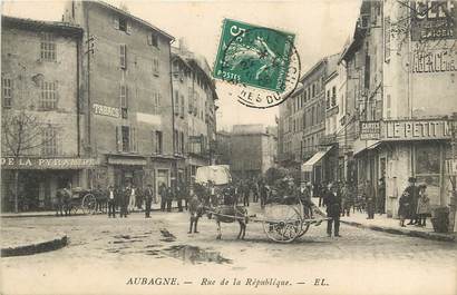 CPA FRANCE 13 "Aubagne, rue de la République"