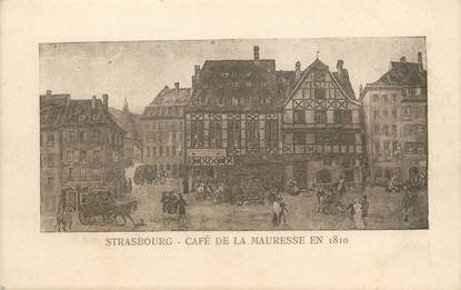/ CPA FRANCE 67 "Strasbourg, Café de la Mauresse, grande brasserie Alsacienne"