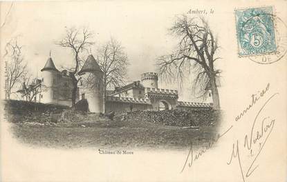 / CPA FRANCE 63 "Ambert, château de Mons"