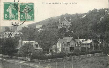 / CPA FRANCE 76 "Veulettes, groupe de villas"