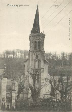 / CPA FRANCE 76 "Malaunay près Rouen, l'église"