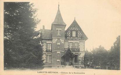 CPA FRANCE 41 "Lamotte Beuvron, le chateau de la Bondonnière"