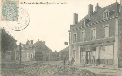 CPA FRANCE 41 "Saint Amand de Vendôme, le centre"