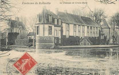 / CPA FRANCE 76 "Environ de Rolleville, le château de Croix Mare"