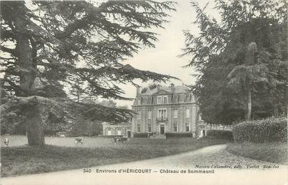 / CPA FRANCE 76 "Environ d'Héricourt, château de Sommesnil"