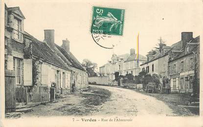 CPA FRANCE 41 "Verdes, rue de l'Abreuvoir"