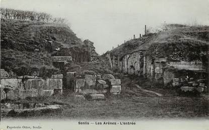 CPA FRANCE 60 "Senlis, l'entrée des arènes"