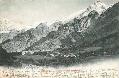 / CPA FRANCE 74 "Le village des Houches près Chamonix"