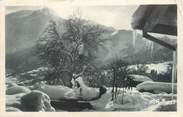 74 Haute Savoie / CPA FRANCE 74 "Les Houches, paysage d'hiver"