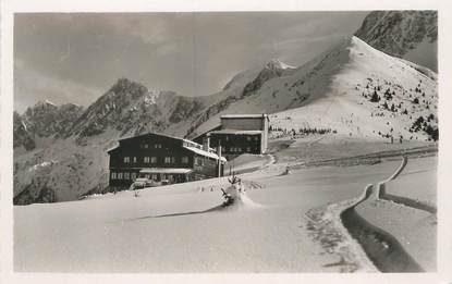 / CPSM FRANCE 74 "Les Houches, La Hutte, et les aiguilles de Chamonix"