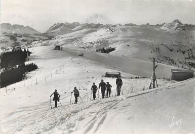 / CPSM FRANCE 74 "Les Houches, vue sur le col de Voza et Bellevue"