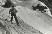 74 Haute Savoie / CPSM FRANCE 74 "Les Houches, descente du Mont Lachat" / SKI