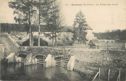 / CPA FRANCE 94 "Santeny, la ferme des lions"