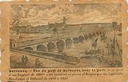 33 Gironde CPA FRANCE 33 "Bordeaux, le pont et le port"