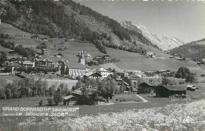 / CPSM FRANCE 74 "Le Grand Bornand, le Jallouvre"