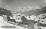 74 Haute Savoie / CPSM FRANCE 74 "Le Grand Bornand, pointe percée, chaîne des Aravis"