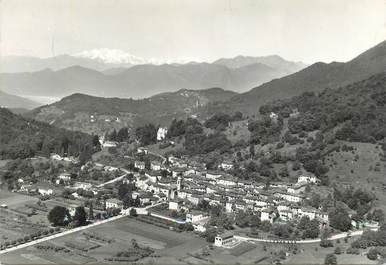   CPSM   SUISSE  "Aerofoto Novaggio con Monte Rosa"