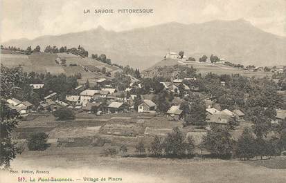 / CPA FRANCE 74 "Le Mont Saxonnex, village de Pincru"