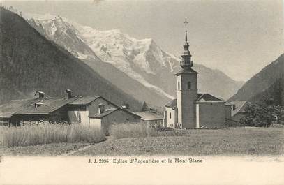 CPA FRANCE 74 "Argentière et le Mont Blanc"