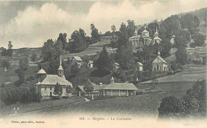 / CPA FRANCE 74 "Megève, le calvaire"