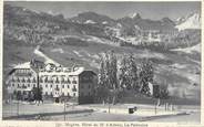 74 Haute Savoie / CPA FRANCE 74 "Megève, hôtel du Mont d'Arbois, la patinoire"