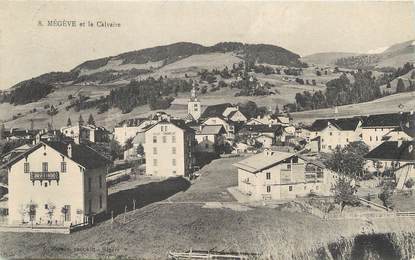 / CPA FRANCE 74 "Megève, et le Calvaire"