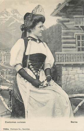   CPA  SUISSE   "Berne, costume suisse"