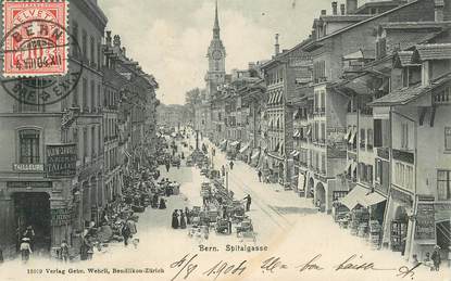   CPA  SUISSE   "Berne, une rue"