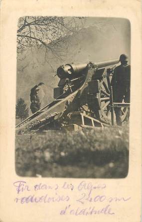   CARTE PHOTO  SUISSE   / CANON / MILITAIRE