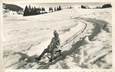 / CPSM FRANCE 74 " Megève, station hivernale" / LUGE