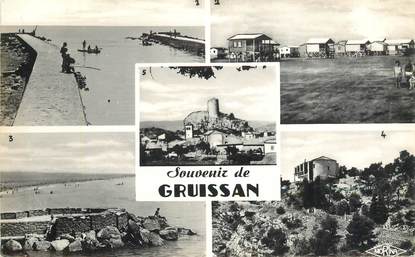 CPSM FRANCE 11 "Gruissan, souvenir"