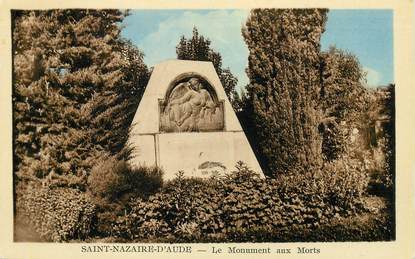 CPA FRANCE 11 "Saint Nazaire d'Aude, le monument aux morts"