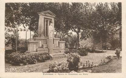 CPA FRANCE 11 "Fabrezan, square du monument aux morts"