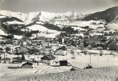 / CPSM FRANCE 74 "Megève, et le Mont Joly "