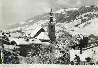 / CPSM FRANCE 74 "Megève, le village"