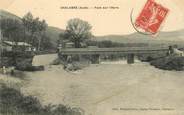 11 Aude CPA FRANCE 11 "Chalabre, le pont sur l'Hers"